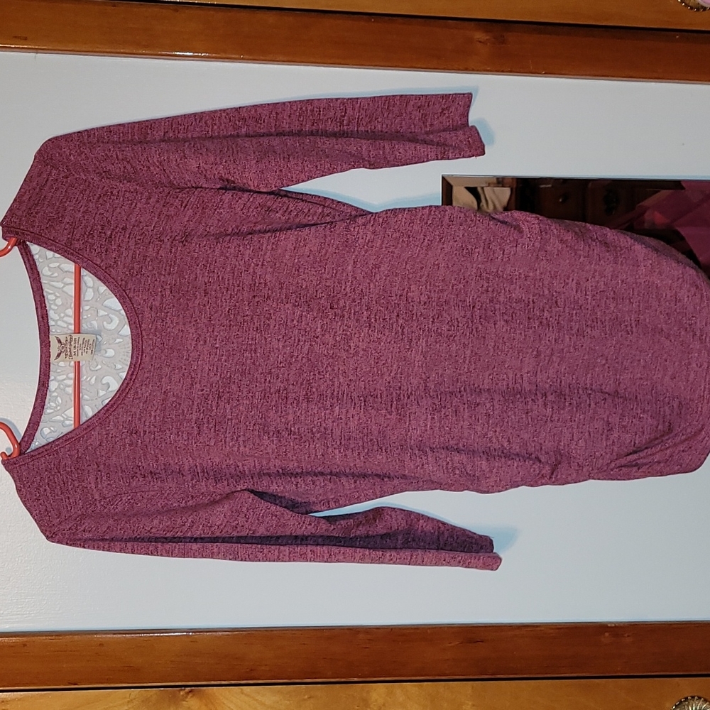 Faded Glory size, size M, has the scrunch sides at the bottom